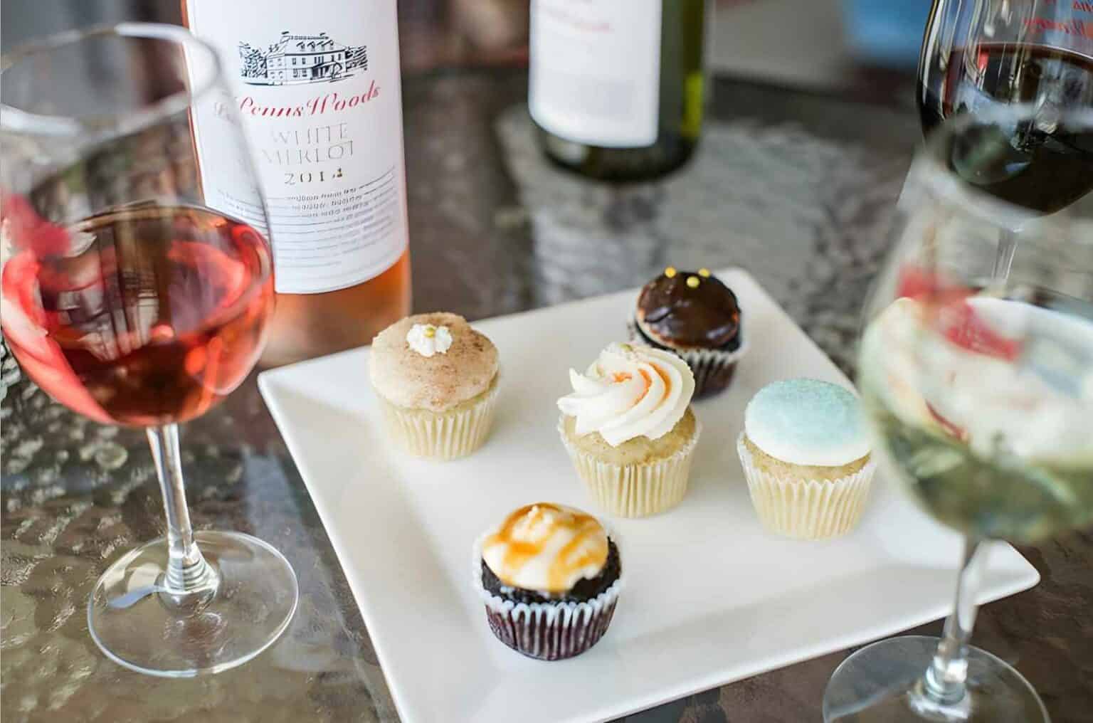 Cupcakes-with-wine