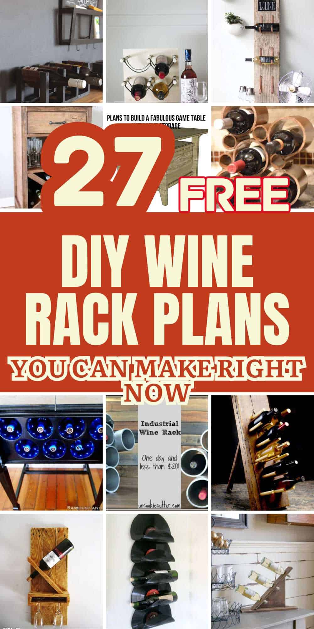 DIY Wine Rack Plan