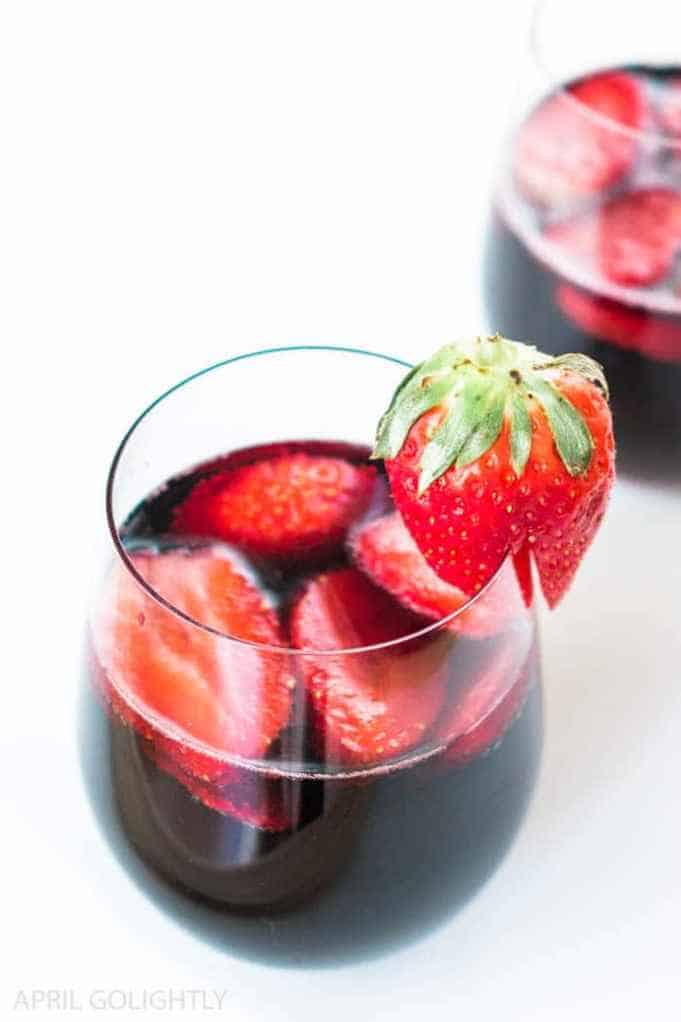 Strawberry-Red-Wine-Cocktail