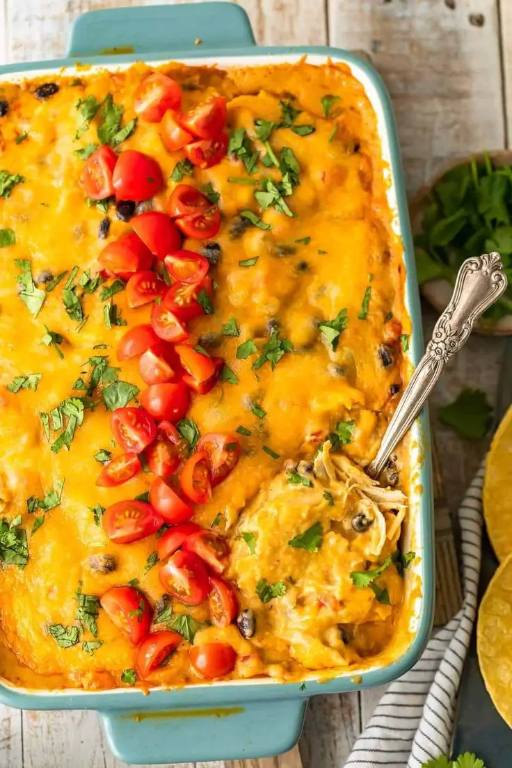 Green Chile Chicken Casserole