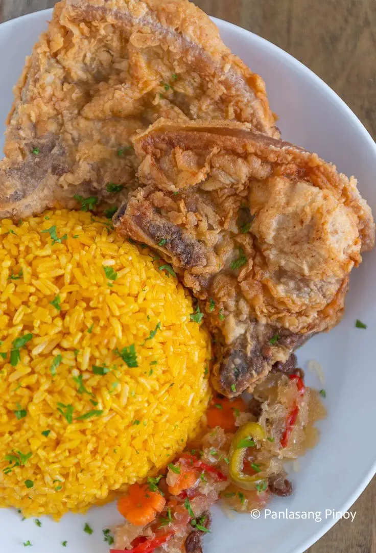 Java Rice With Pork Chop