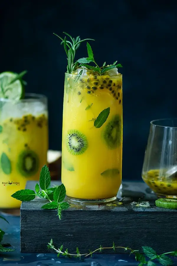 Pineapple Passion Fruit Mojito