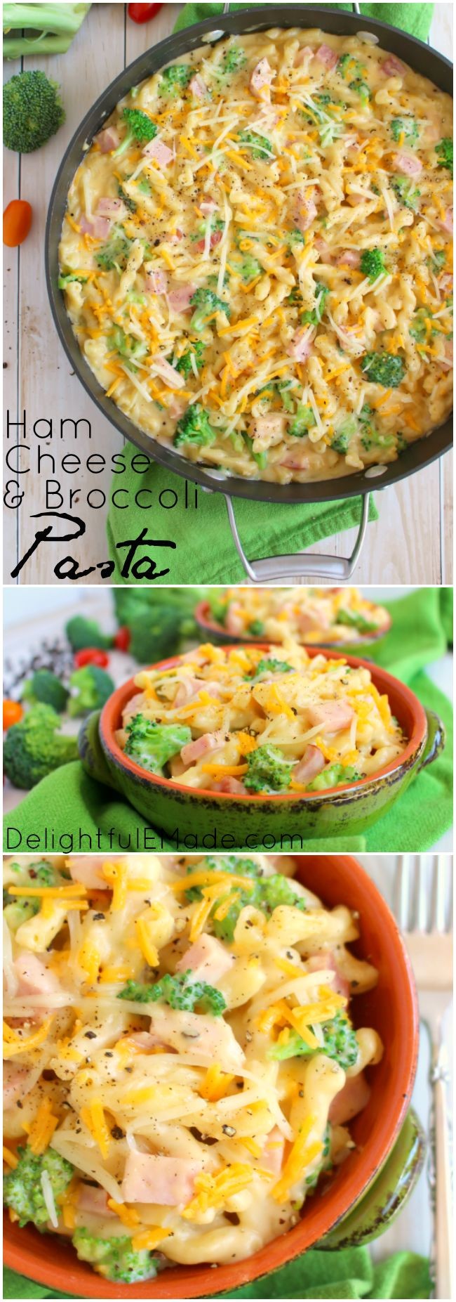 Mac & Cheese With Ham & Broccoli