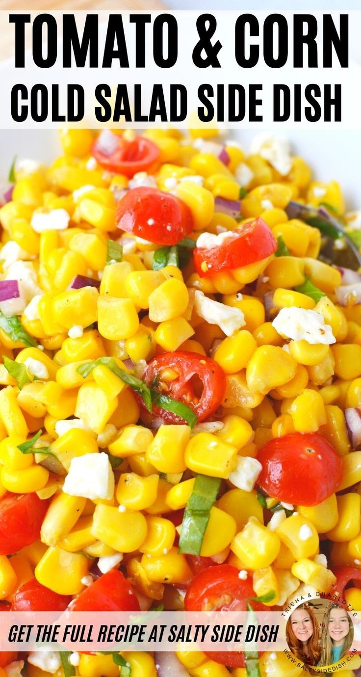 Corn & Tomato Salad With Feta & Lime