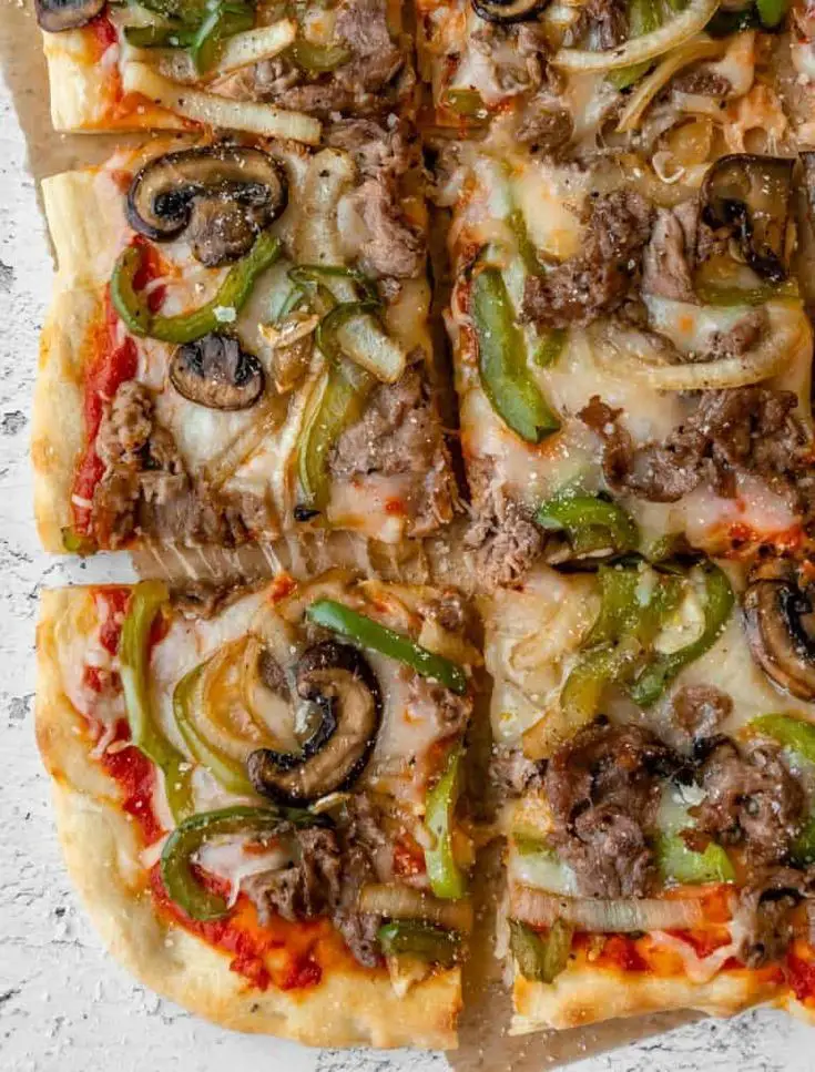 Philly Cheesesteak Pizza