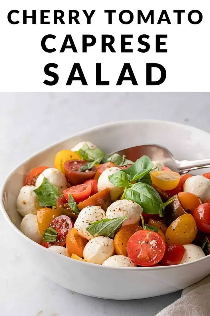 Cherry Tomato Caprese Salad