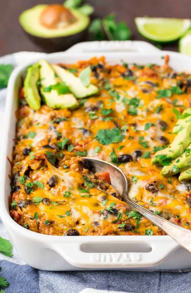 Mexican Chicken Quinoa Casserole