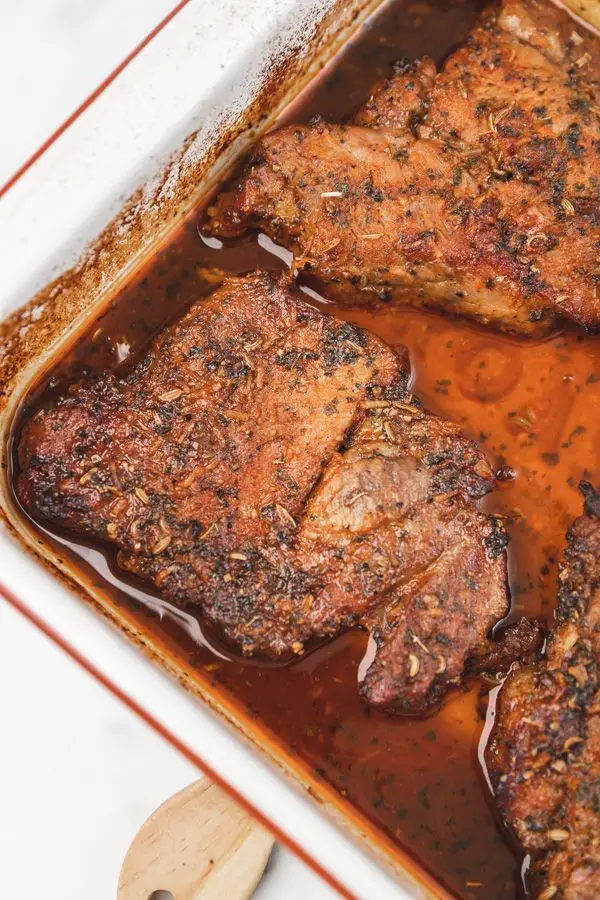 Baked Pork Steak