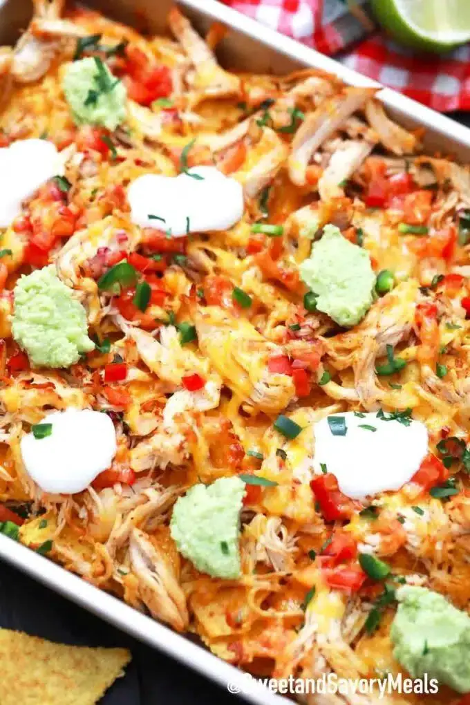 Instant Pot Chicken Nachos