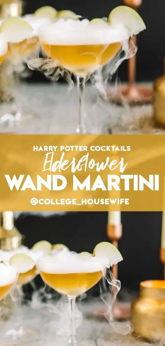 Elderflower Wand Martini