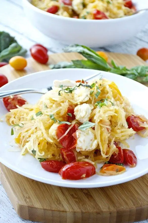 Spaghetti Squash Caprese