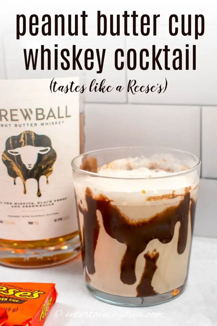 Peanut Butter Cup Whiskey Cocktail