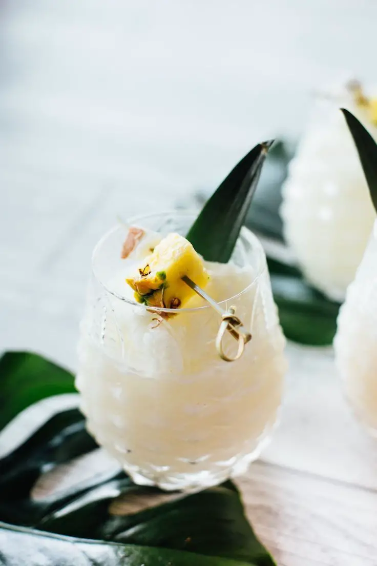 Banana Coconut Rum Slushy