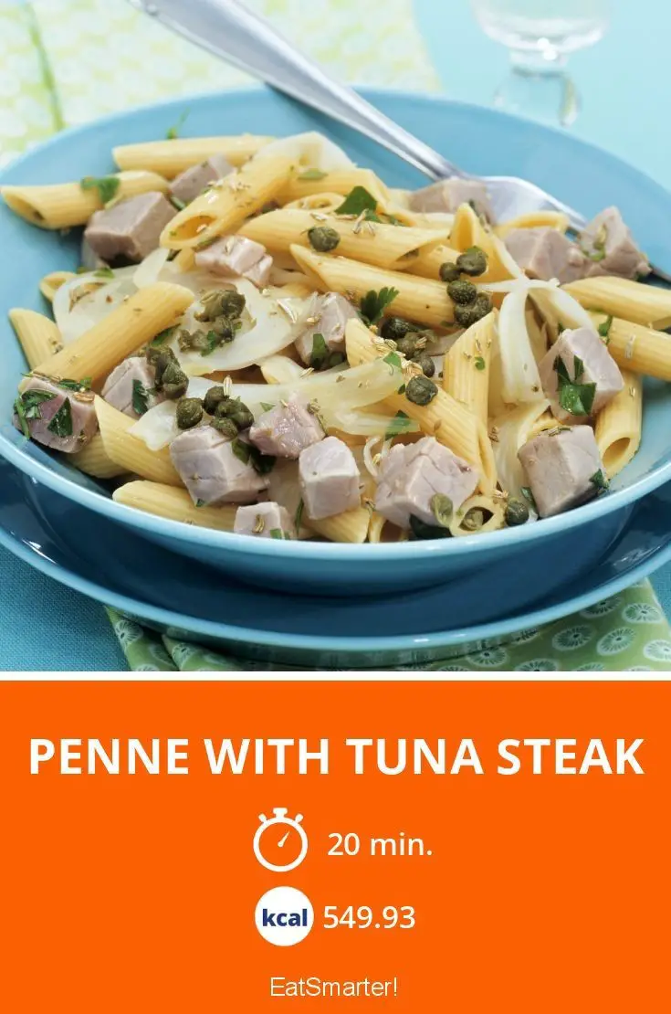 Penne With Tuna Steak