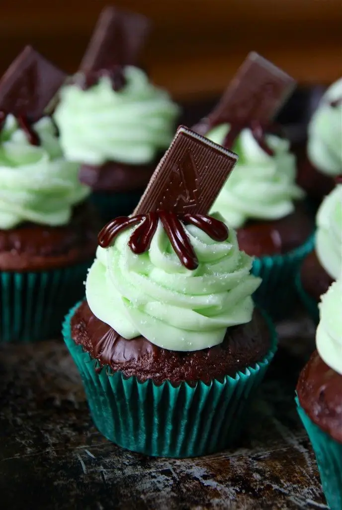 Andes Mint Cupcake