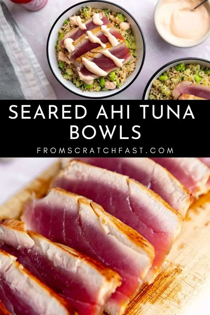 Seared Ahi Tuna Steak With Tamari & Honey