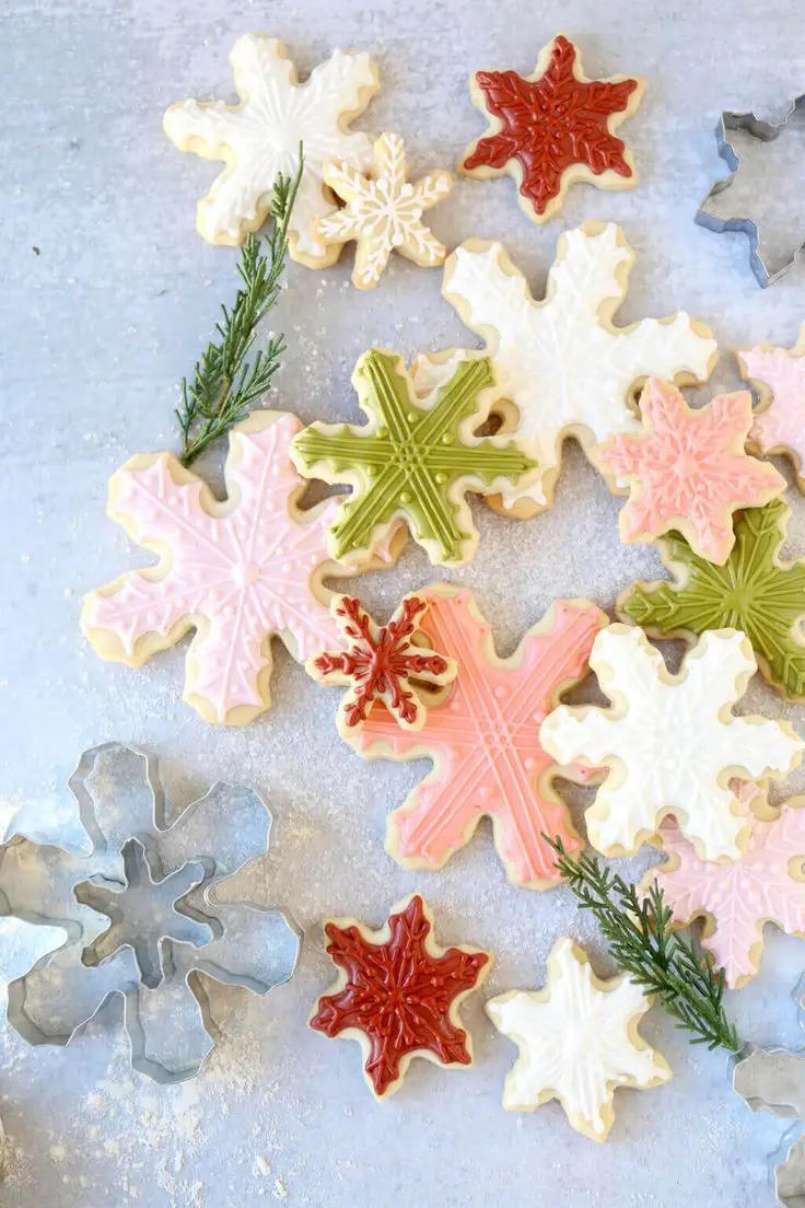 Almond Snowflake Cookies