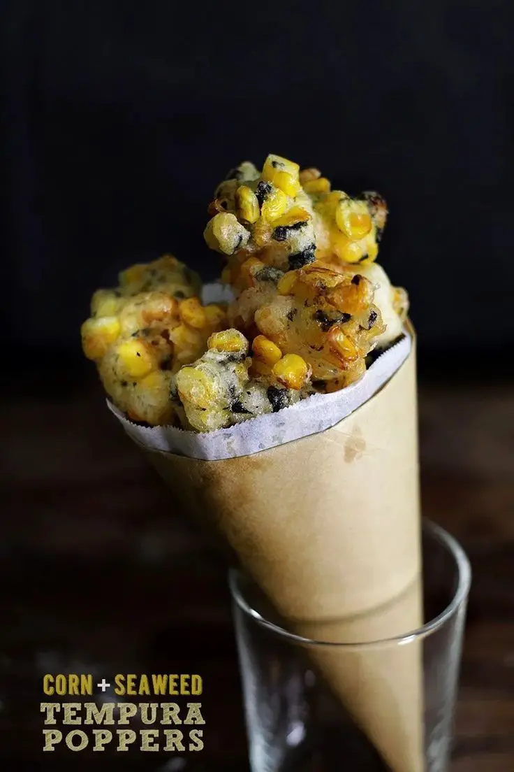 Corn & Seaweed Tempura Popper