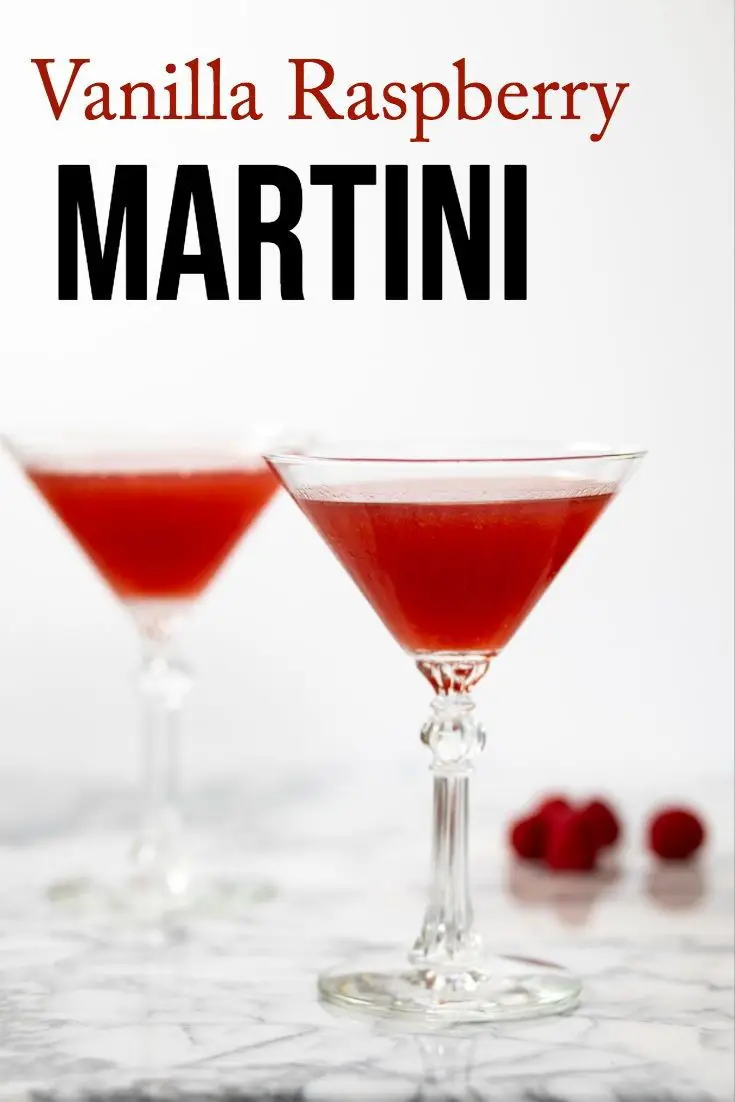 Vanilla Raspberry Martini