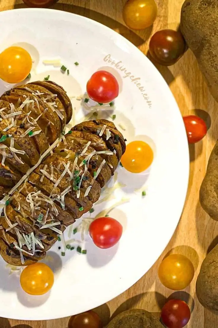 Air Fryer Hasselback Potatoes