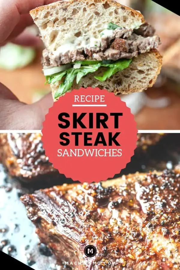 Skirt Steak Sandwiches With Lemon Parsley Mayo