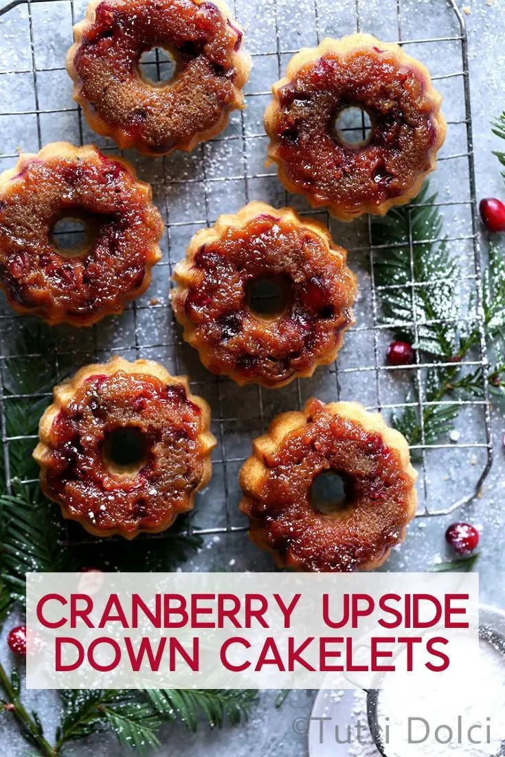 Cranberry Upside Down Cakelets