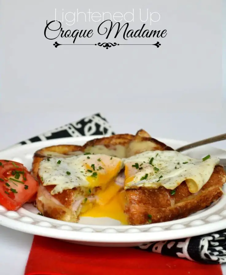 Lightened Up Croque Madame