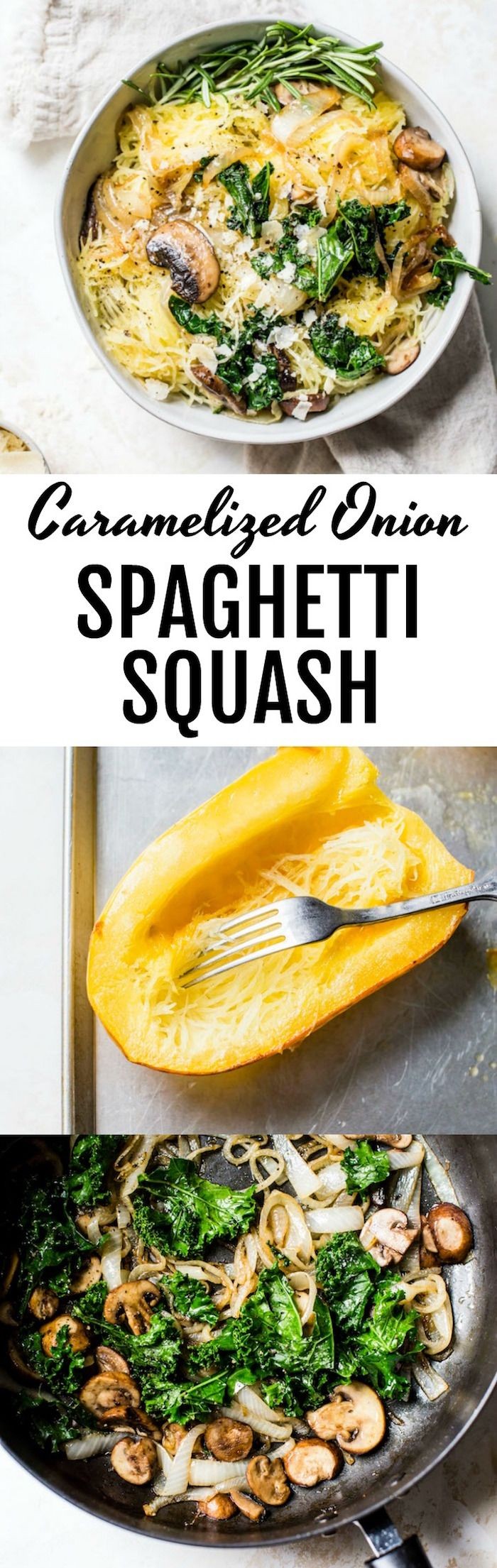 Caramelized Onion Spaghetti Squash