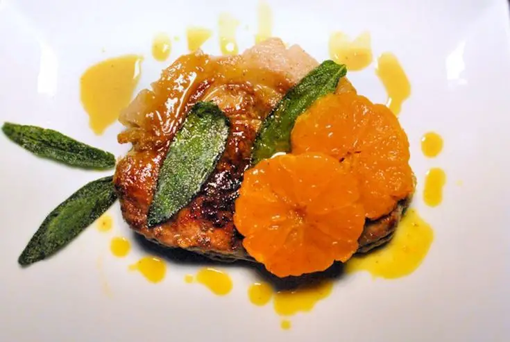 Pork Steaks With Sage & Clementine