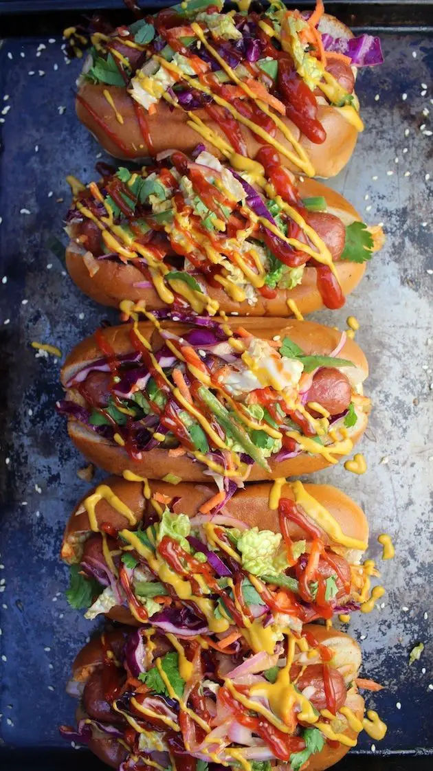 Korean Slaw Dog