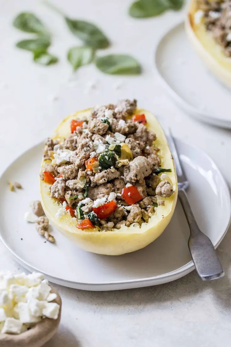 Greek Spaghetti Squash Bowls