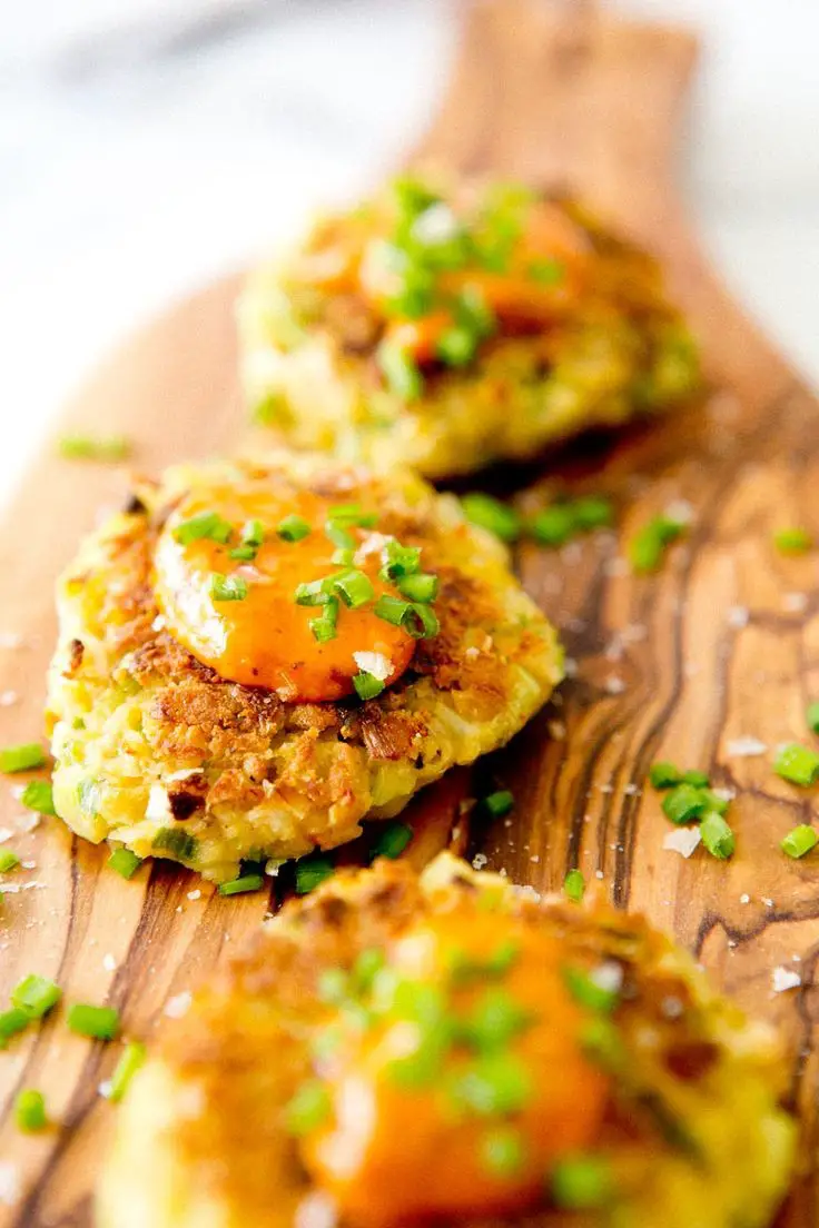 Chickpea Cakelets With Harissa Aioli