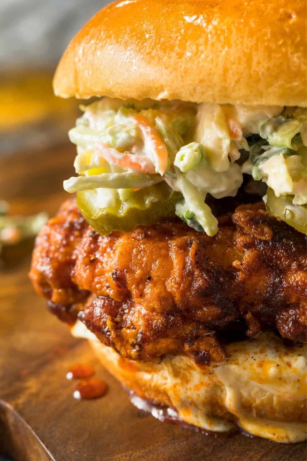 Vegan Takis Fried Chicken Sandwich