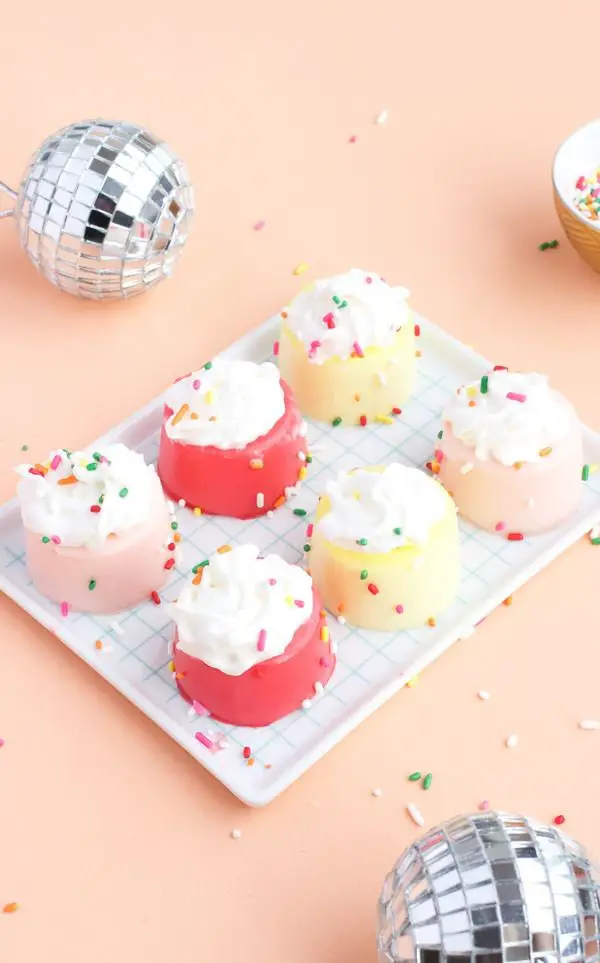 Whipped Cream Fruit Jello Shots