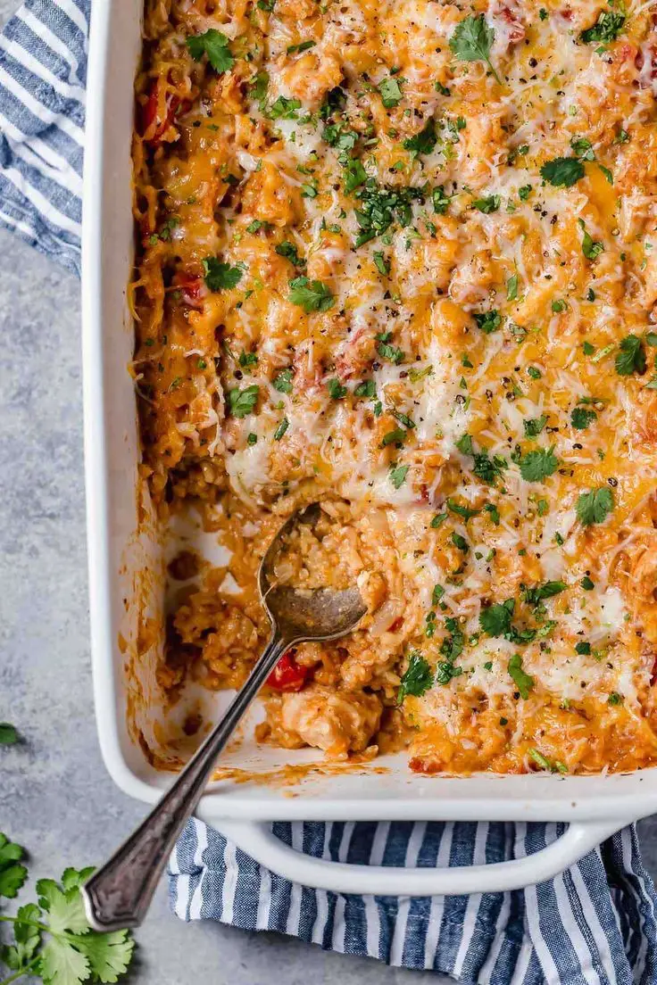 Tex-Mex Chicken & Rice Casserole