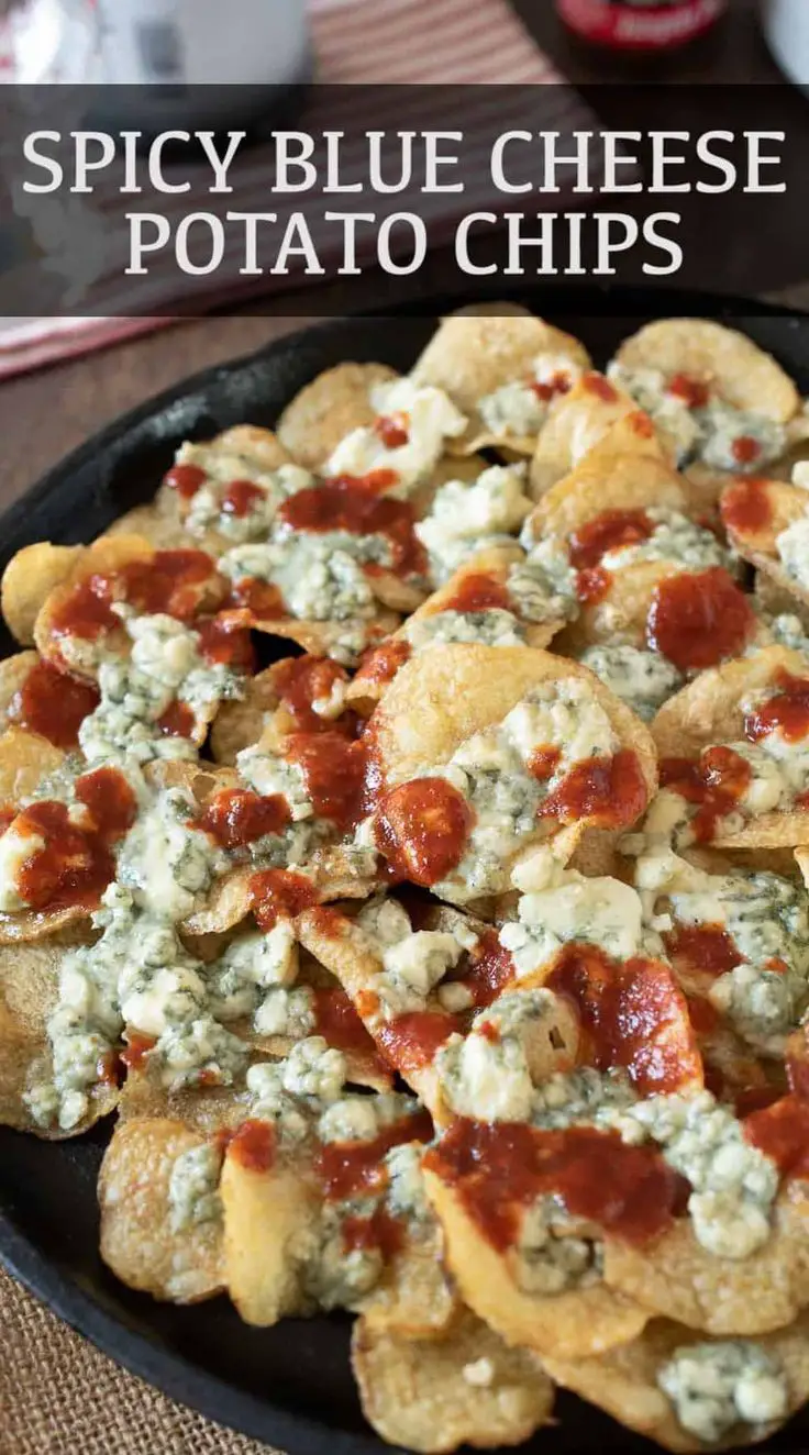 Spicy Blue Cheese Potato Chips