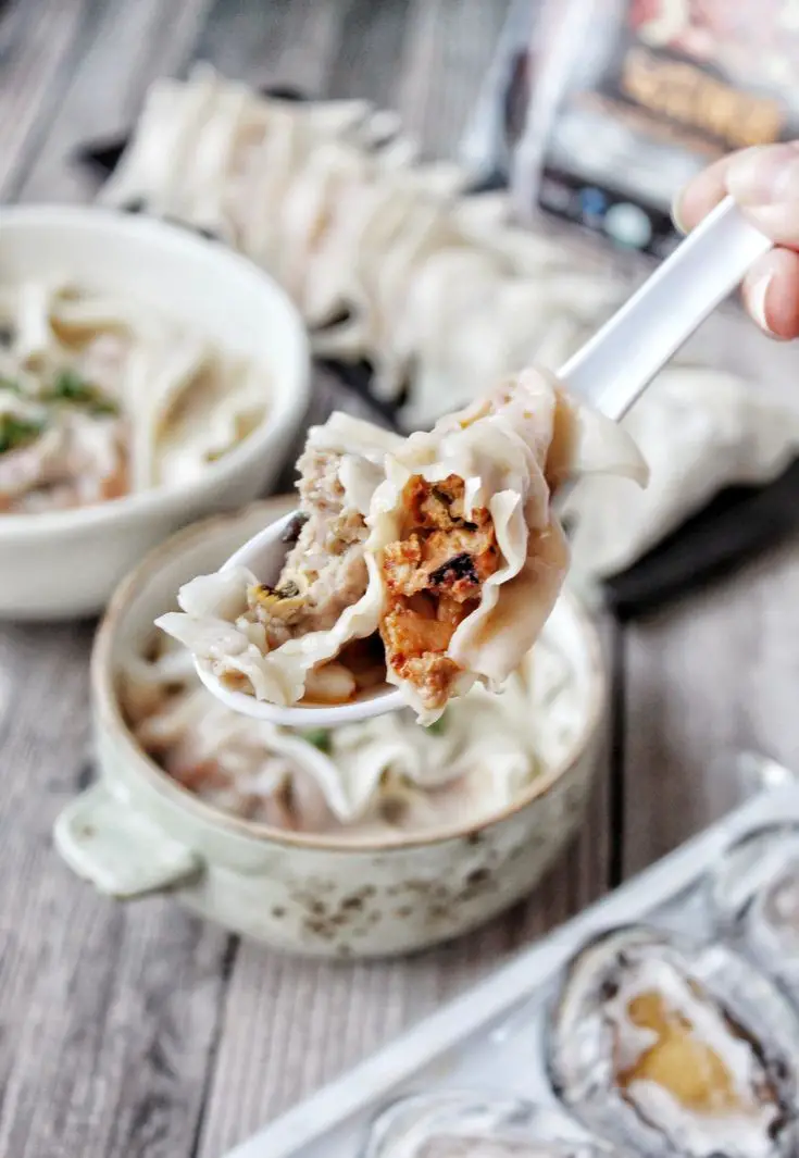 Abalone & Spicy Octopus Wontons