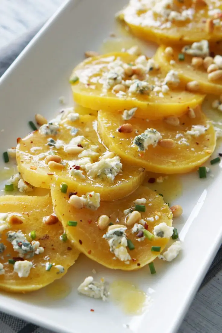 Golden Beet & Blue Cheese Salad