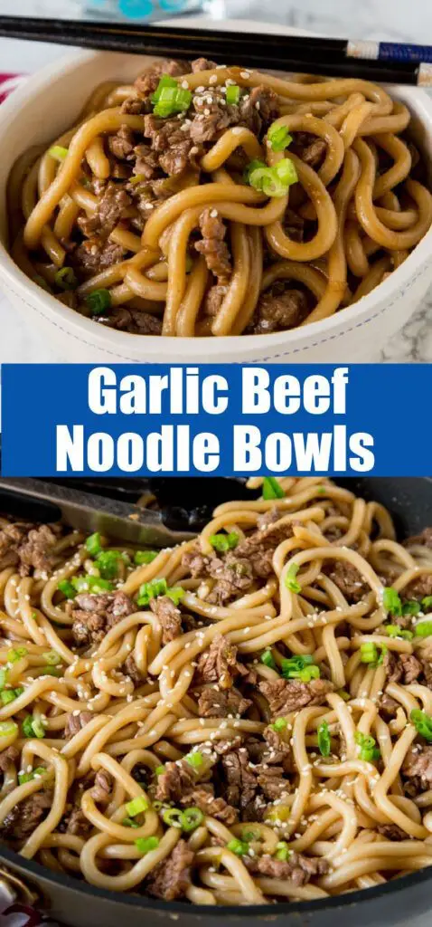 Garlic Beef Noodle Bowl