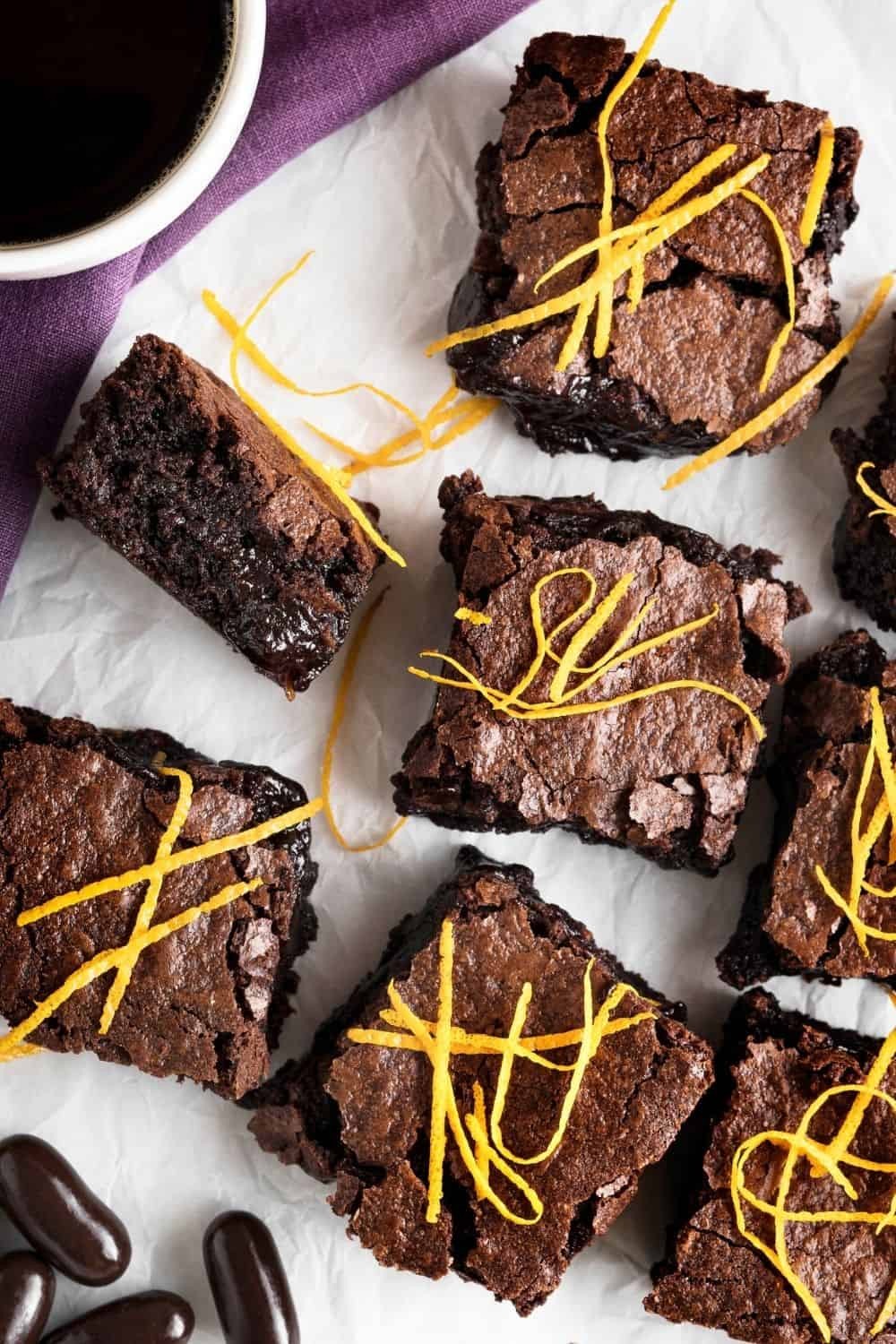 Dark Chocolate Orange Brownies