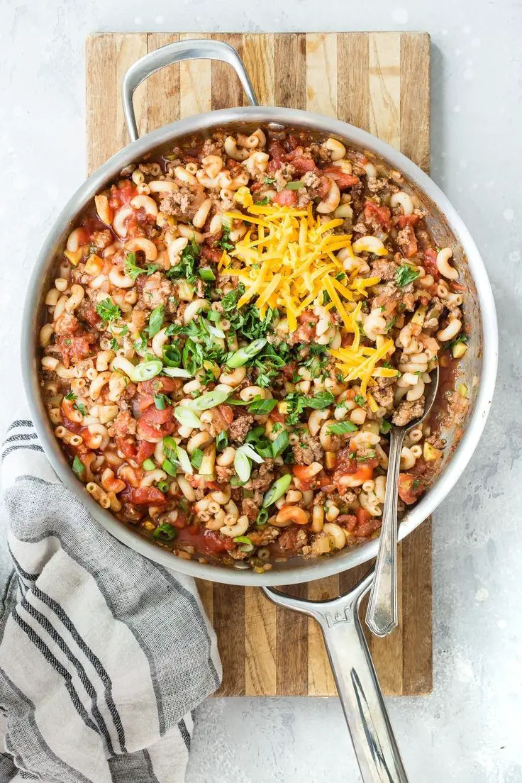 Hamburger Helper Macaroni Casserole