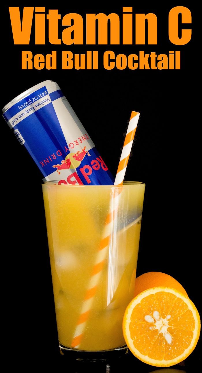 Vitamin C Red Bull Cocktail