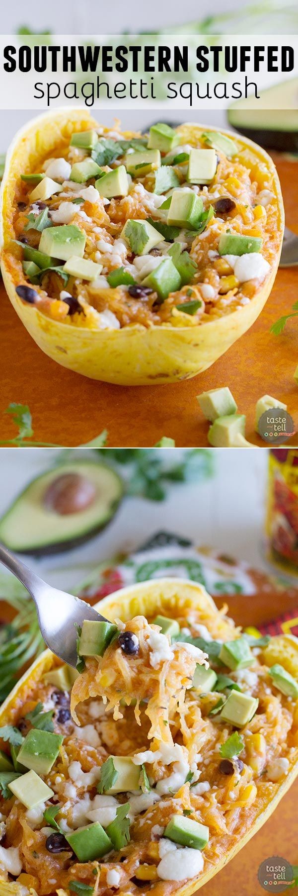 Southwestern Stuffed Spaghetti Squash