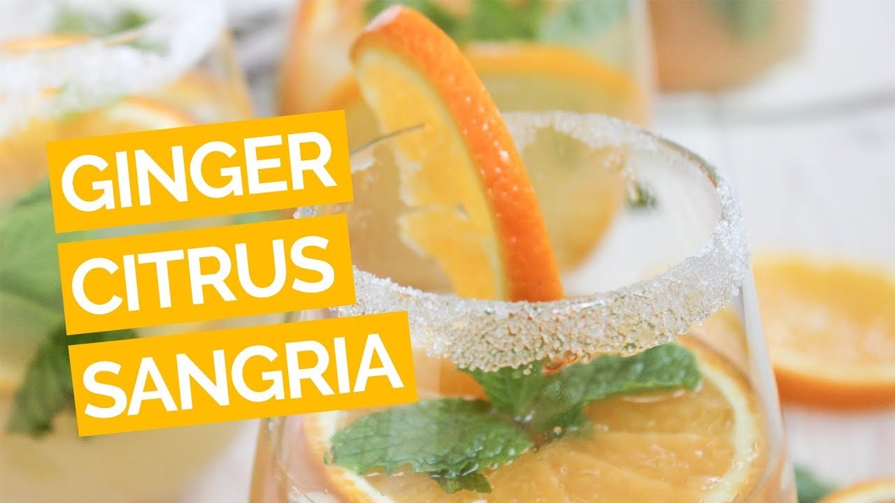 Tangerine Ginger Sake Sangria