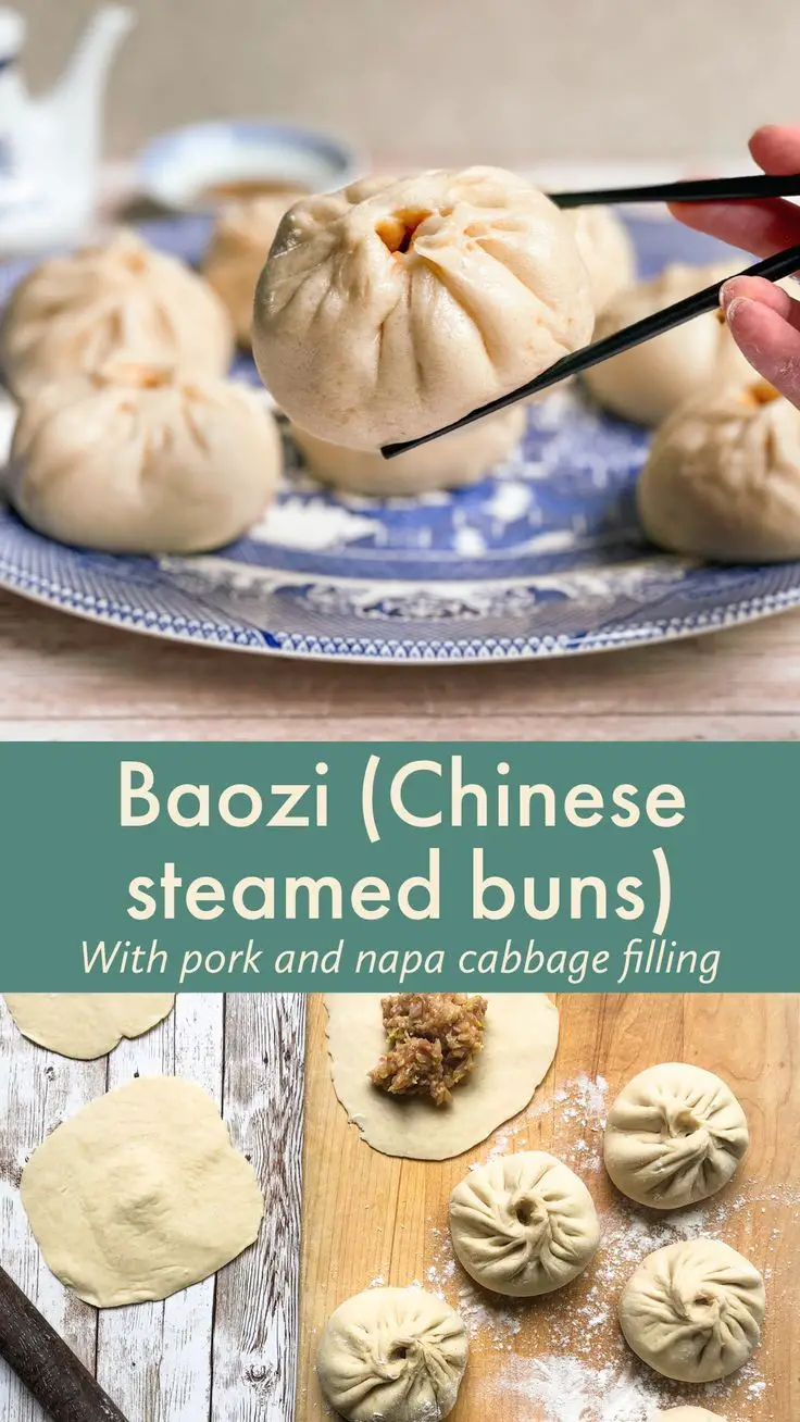 Baozi (Chinese Steamed Bun With Fillings)