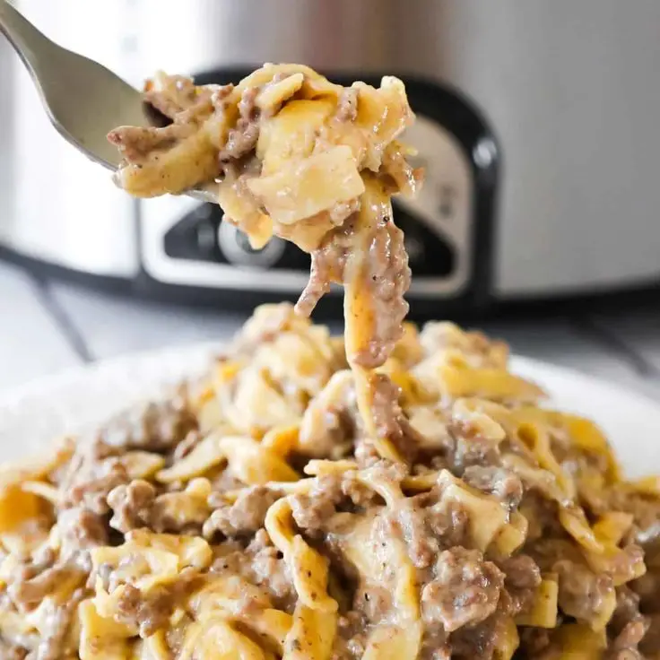 Crock Pot Beef And Noodles