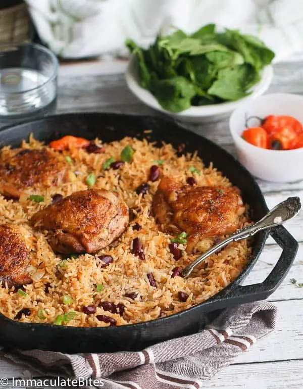 One-Pot Caribbean Jerk Chicken & Rice