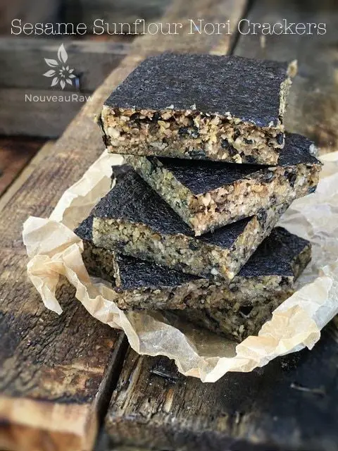 Sesame Sunflour Nori Crackers