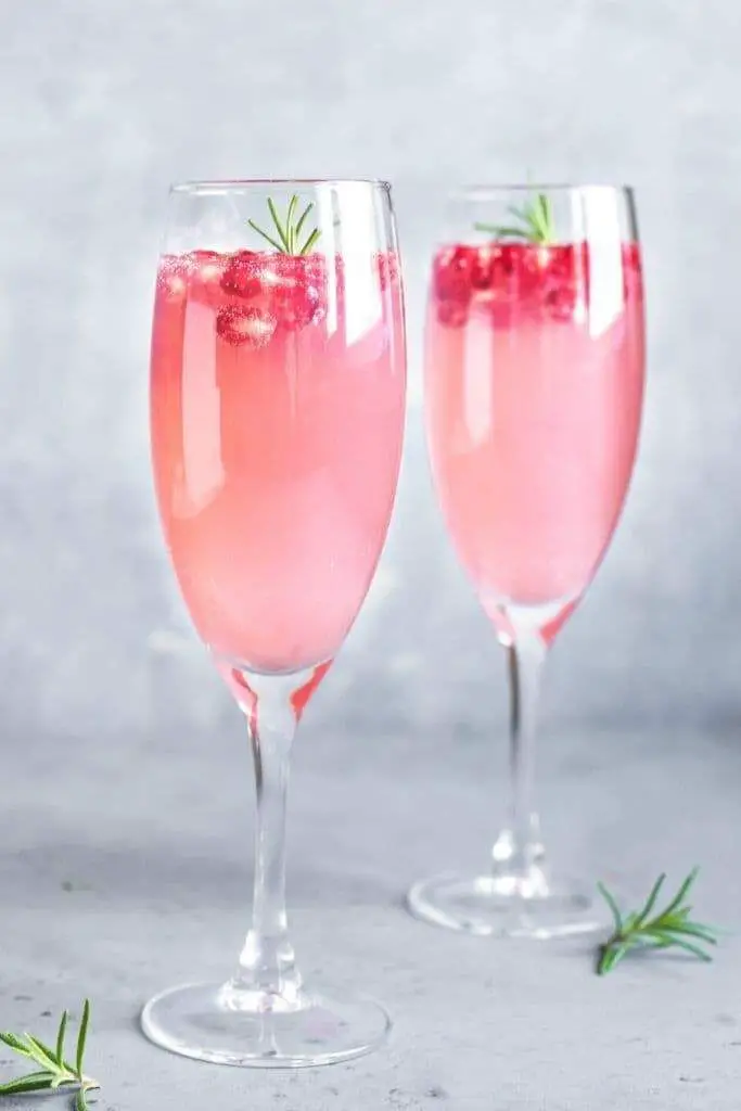 French Rose Champagne Punch