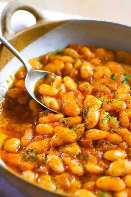 Greek Style Butter Beans